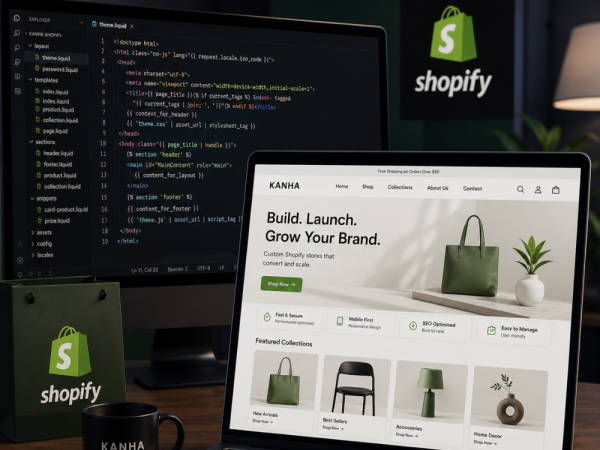 Shopify E-Commerce Website Development by Kanha Multimedia